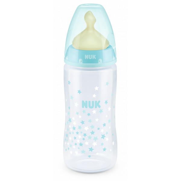 NUK First Choice РР шише Temperature control 300мл каучук микс + box
